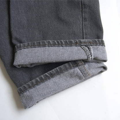 LEVI'S 80s 501 Garment-Dyed Black Jeans Size 32×32
