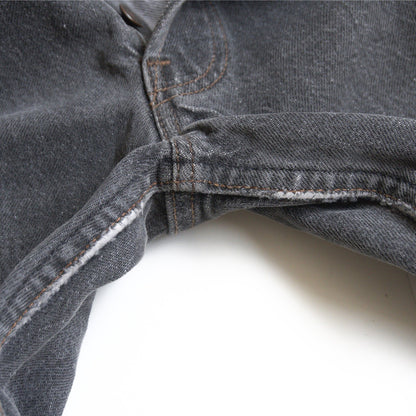 LEVI'S 80s 501 Garment-Dyed Black Jeans Size 32×32