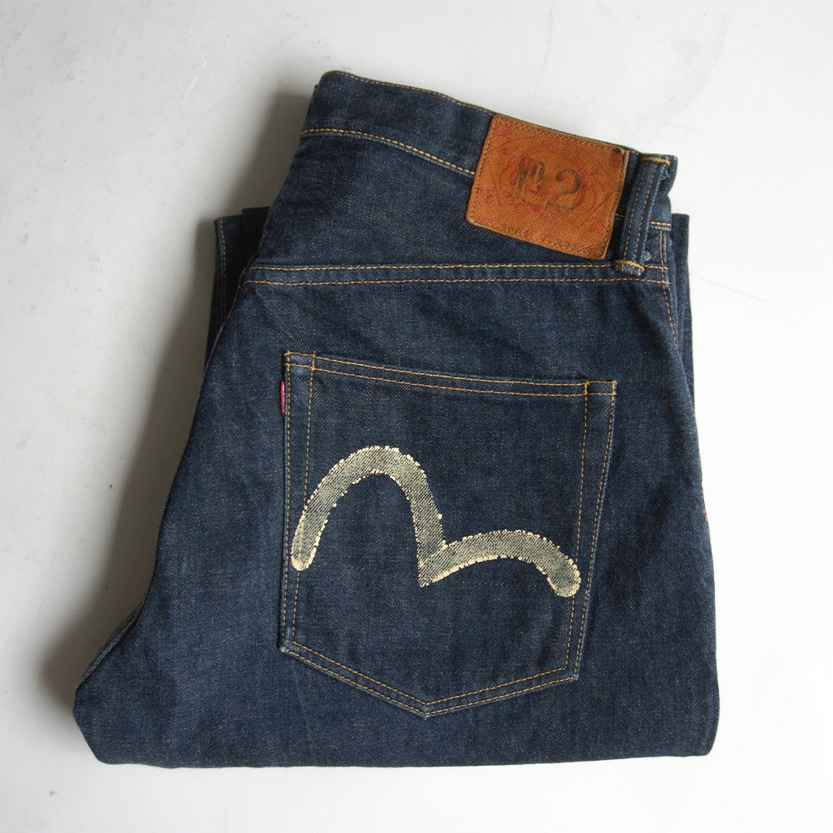 EVISU LOT.2001 Dark Indigo Jeans Size 33×35