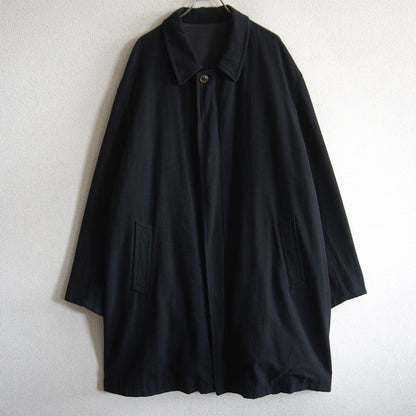 Y's for men 90s Melton Wool Balmacaan Coat Size L