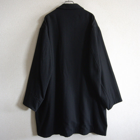 Y's for men 90s Melton Wool Balmacaan Coat Size L
