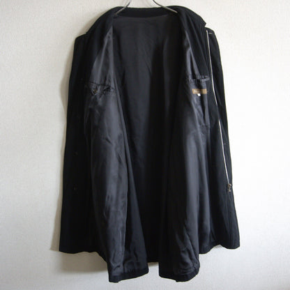 Y's for men 90s Melton Wool Balmacaan Coat Size L