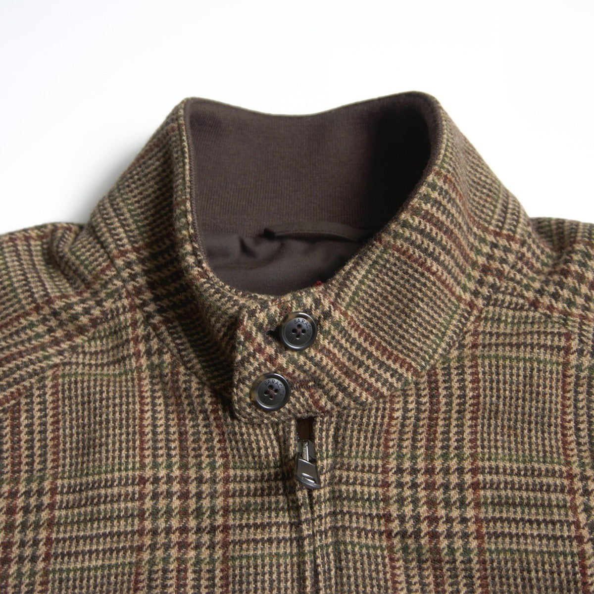 BARACUTA G9 MOON Tweed Harrington Jacket Wool Size 42