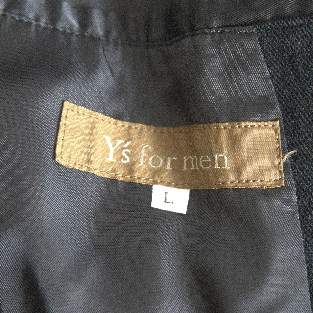 Y's for men 90s Melton Wool Balmacaan Coat Size L