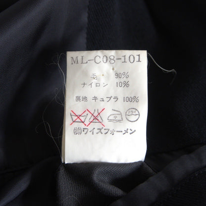 Y's for men 90s Melton Wool Balmacaan Coat Size L