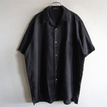 Y's for men Boxy Open Collar Linen Sleeve Shirt Size XXL