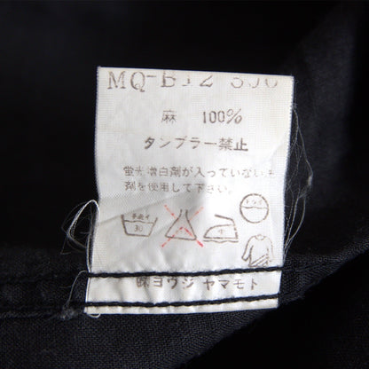 Y's for men Boxy Open Collar Linen Sleeve Shirt Size XXL
