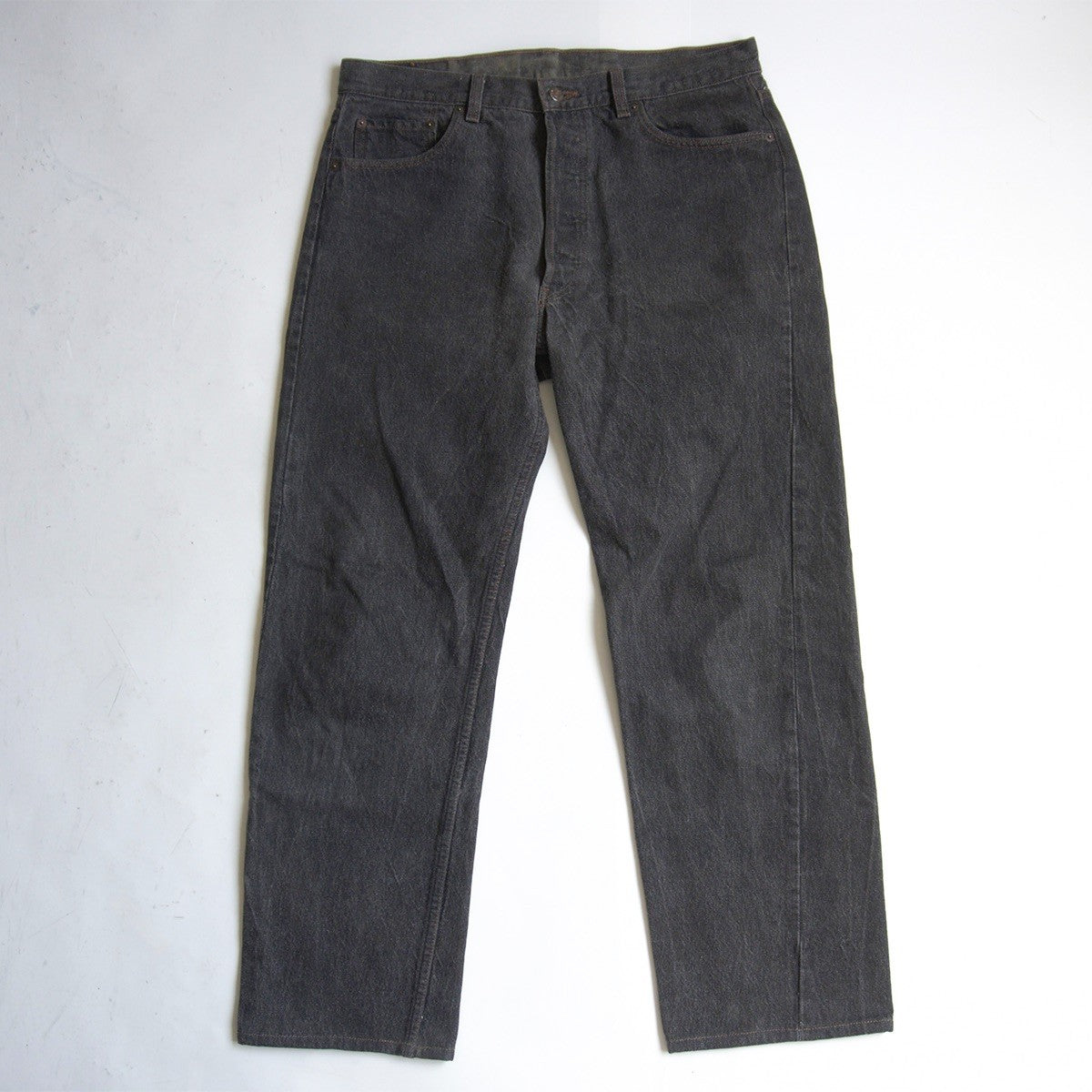 LEVI'S 80s 501 Pre-dyed Black Made in USA Jeans Size 36×36