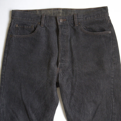 LEVI'S 80s 501 Pre-dyed Black Made in USA Jeans Size 36×36