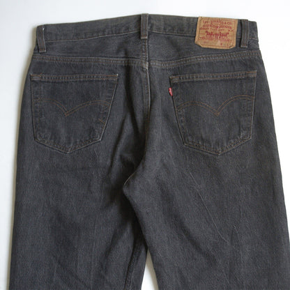 LEVI'S 80s 501 Pre-dyed Black Made in USA Jeans Size 36×36