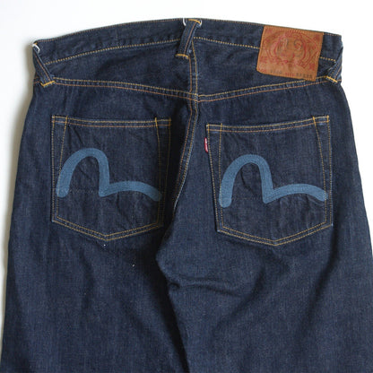 EVISU Dark Indigo Lot.2000 Seagull Jeans Size 34×32
