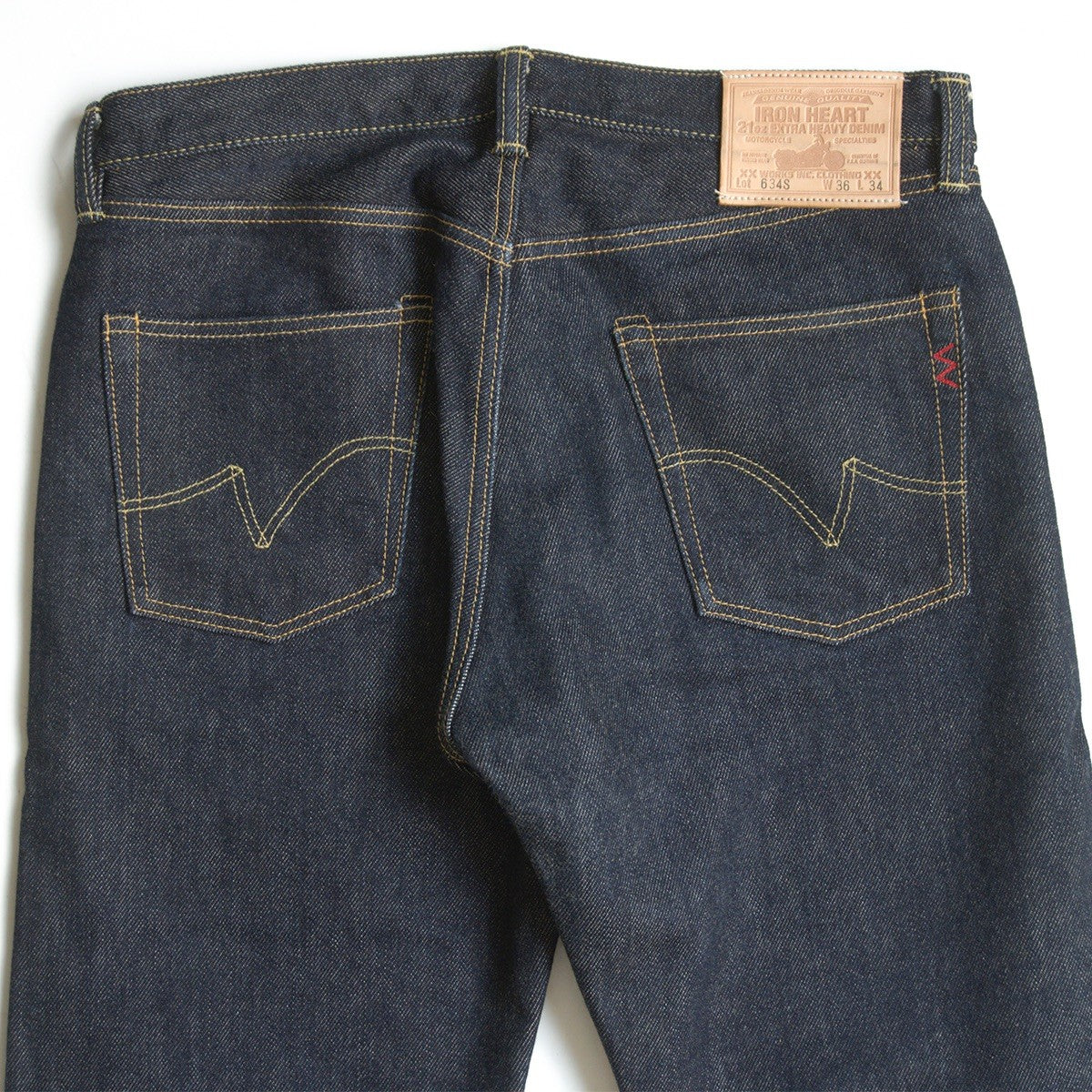 IRON HEART LOT 634S 21oz Extra Heavy Denim Jeans Size 36