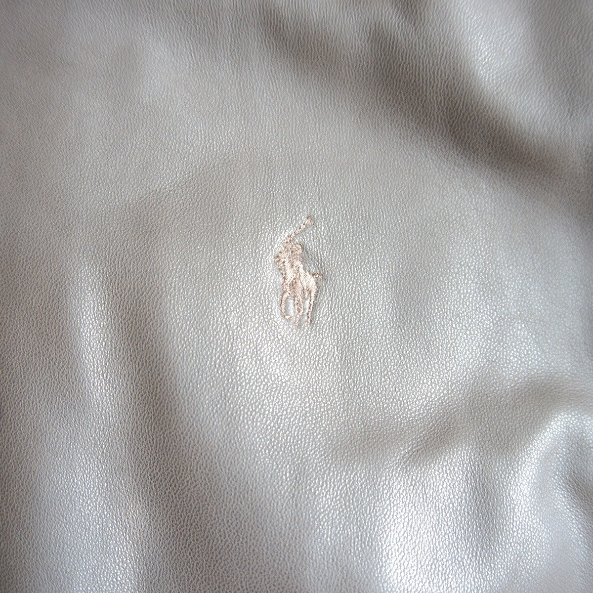 POLO RALPH LAUREN Brown Lamb Leather Swingtop Jacket Size M