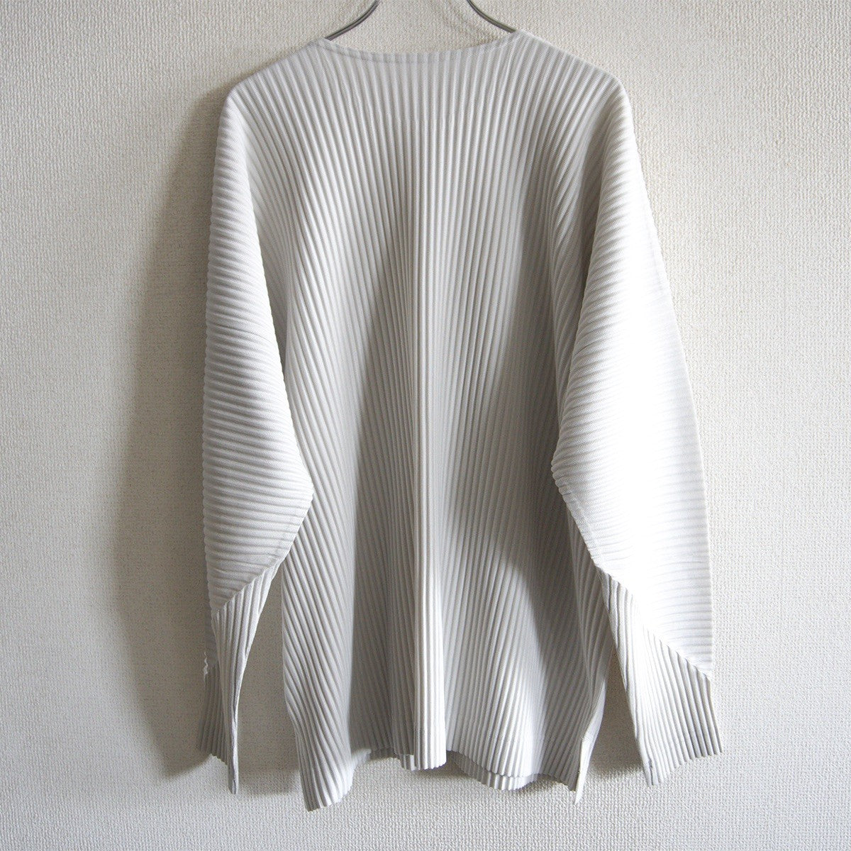 HOMME PLISSE ISSEY MIYAKE Pleated Wide Light Gray Size 3