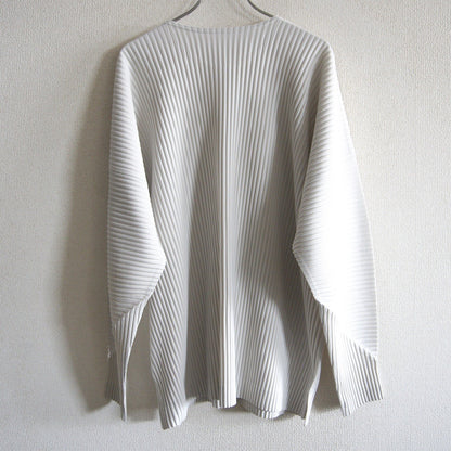 HOMME PLISSE ISSEY MIYAKE Pleated Wide Light Gray Size 3