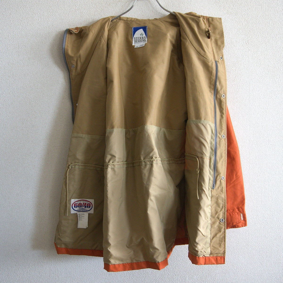 Sierra Designs USA 60/40 Cloth Orange Mountain Parka Jacket Size M