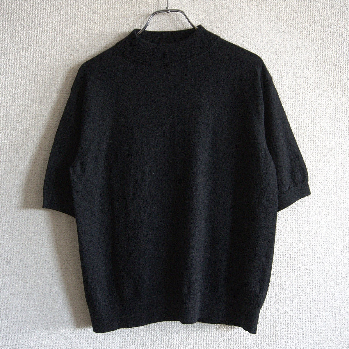 ARTS&SCIENCE Short Sleeve Mock Neck Knit Black Size S