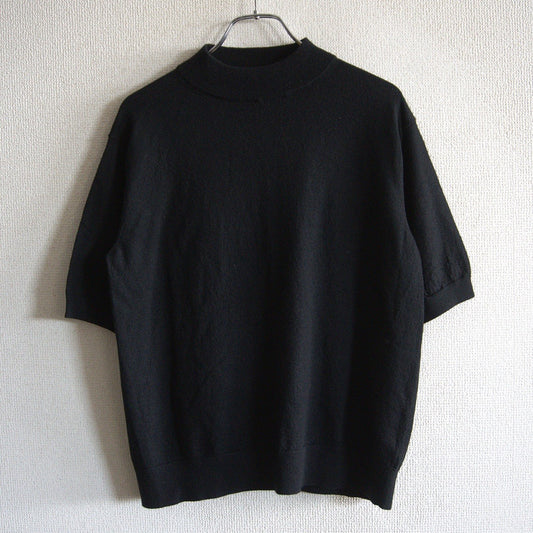ARTS&SCIENCE Short Sleeve Mock Neck Knit Black Size S