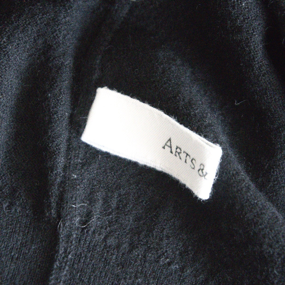 ARTS&SCIENCE Short Sleeve Mock Neck Knit Black Size S