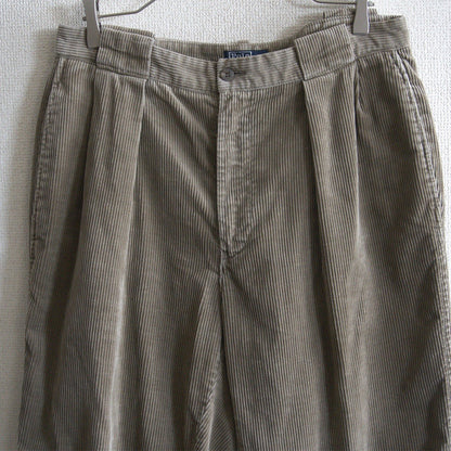 USA 80s Polo Ralph Lauren Thick Wale Corduroy Pants Size 34