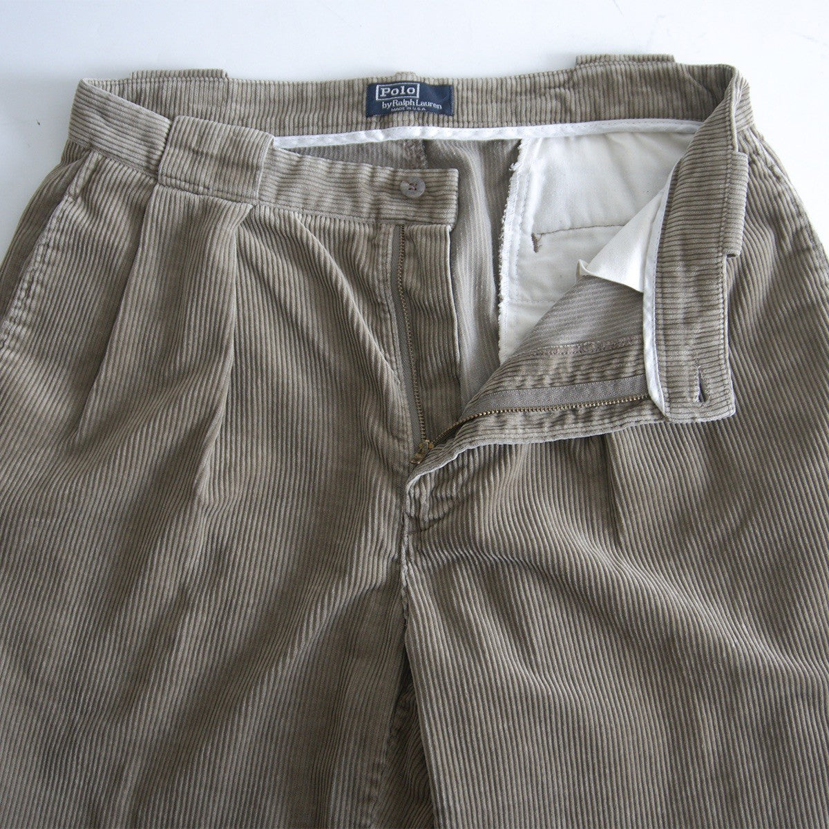 USA 80s Polo Ralph Lauren Thick Wale Corduroy Pants Size 34