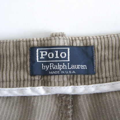 USA 80s Polo Ralph Lauren Thick Wale Corduroy Pants Size 34