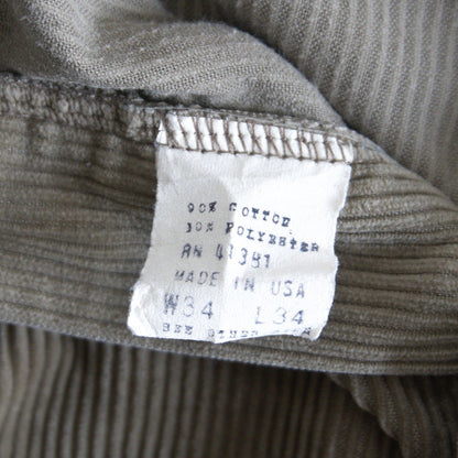 USA 80s Polo Ralph Lauren Thick Wale Corduroy Pants Size 34