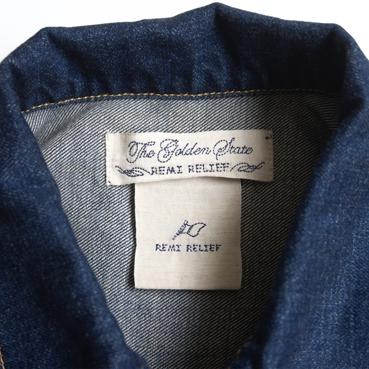 REMI RELIEF 506 1st Type War Model Dark Denim Jacket Size L