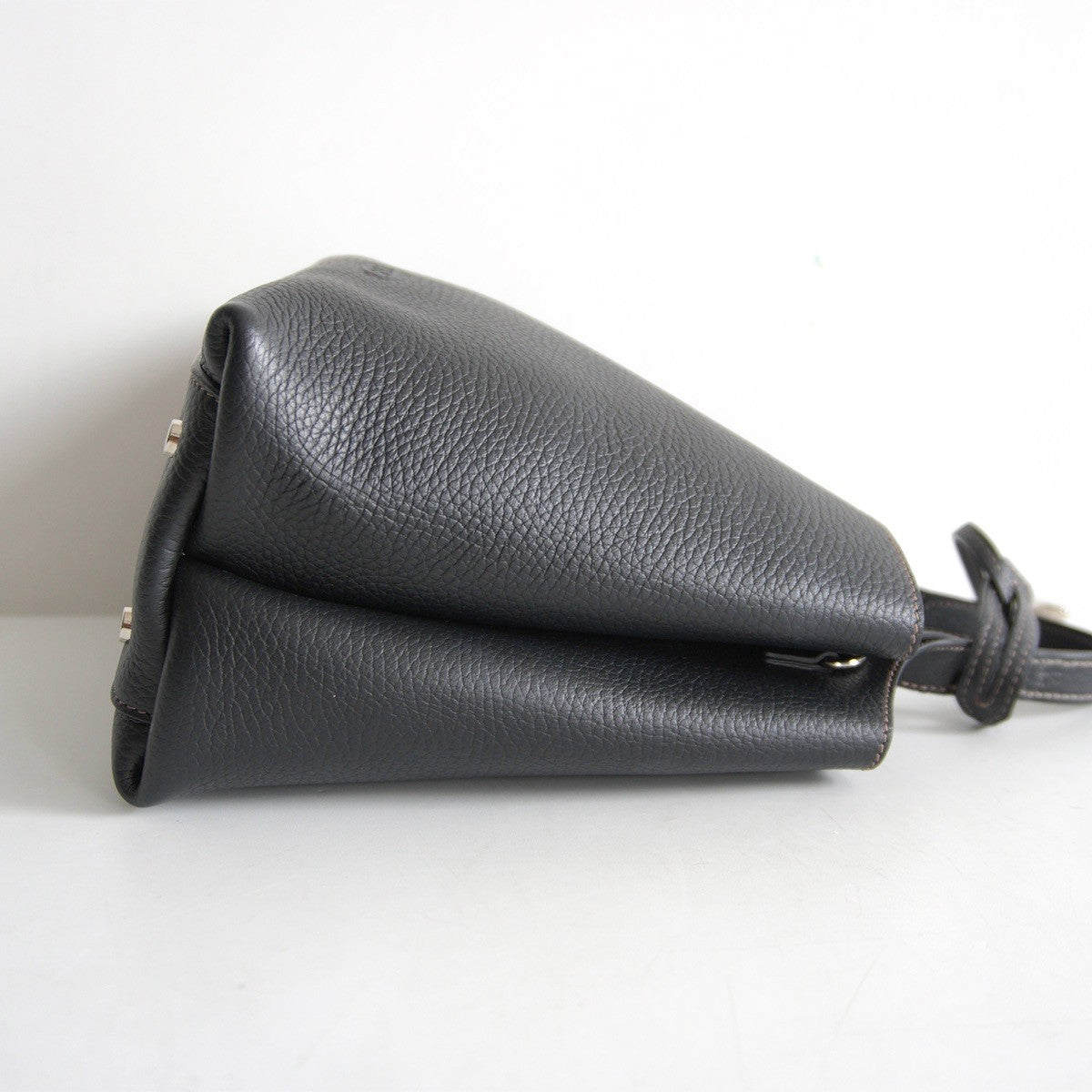 TOD'S T Timeless 2-Way Leather Mini Bag Black Size ONE SIZE