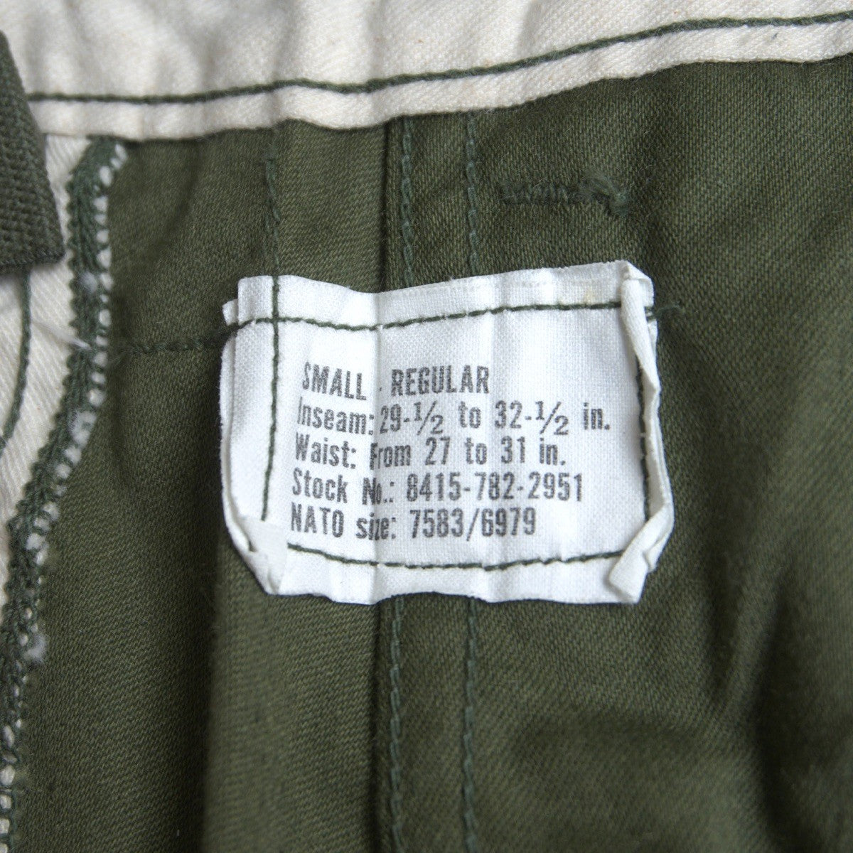 US ARMY 70s M-65 Field Cargo Pants Size SMALL/REGULAR