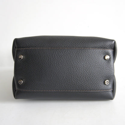 TOD'S T Timeless 2-Way Leather Mini Bag Black Size ONE SIZE