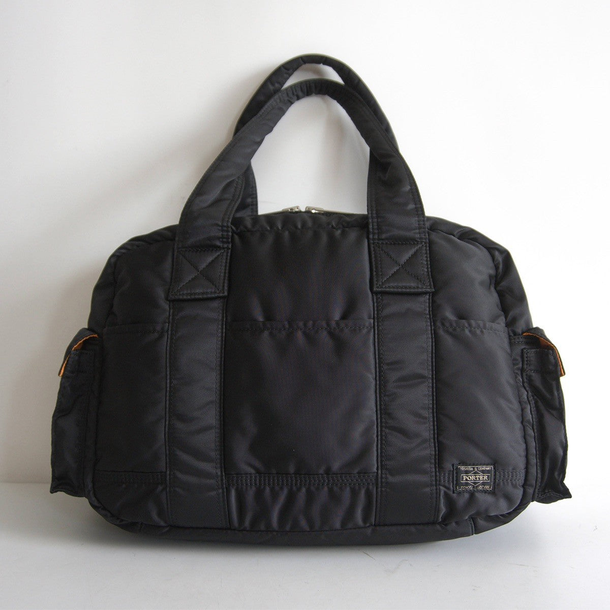 PORTER Tanker Black Nylon Boston Duffle Bag L Size ONE SIZE