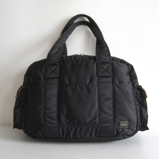 PORTER Tanker Black Nylon Boston Duffle Bag L Size ONE SIZE