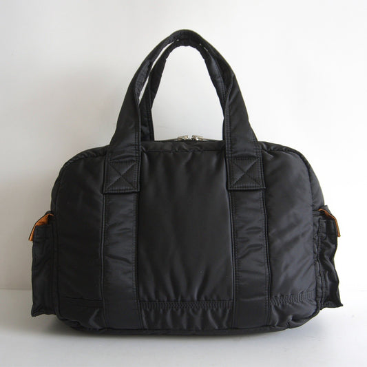 PORTER Tanker Black Nylon Boston Duffle Bag L Size ONE SIZE