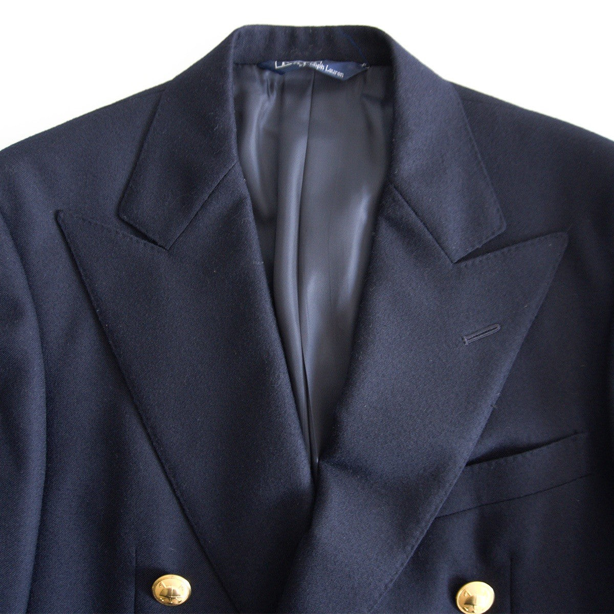 POLO RALPH LAUREN Navy Button Blazer Size 165