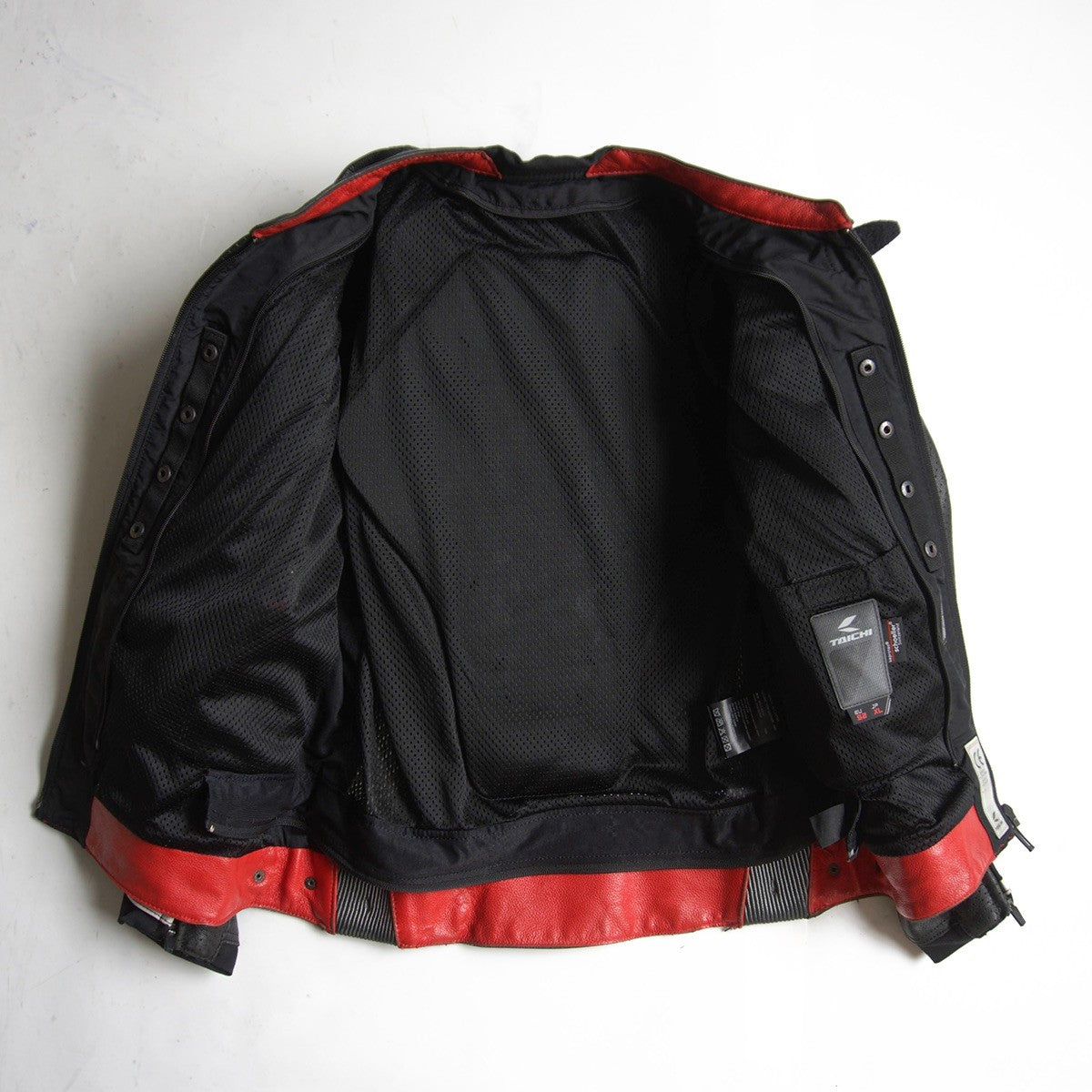RS TAICHI GMX Arrow Racing Leather Jacket Black Size XL