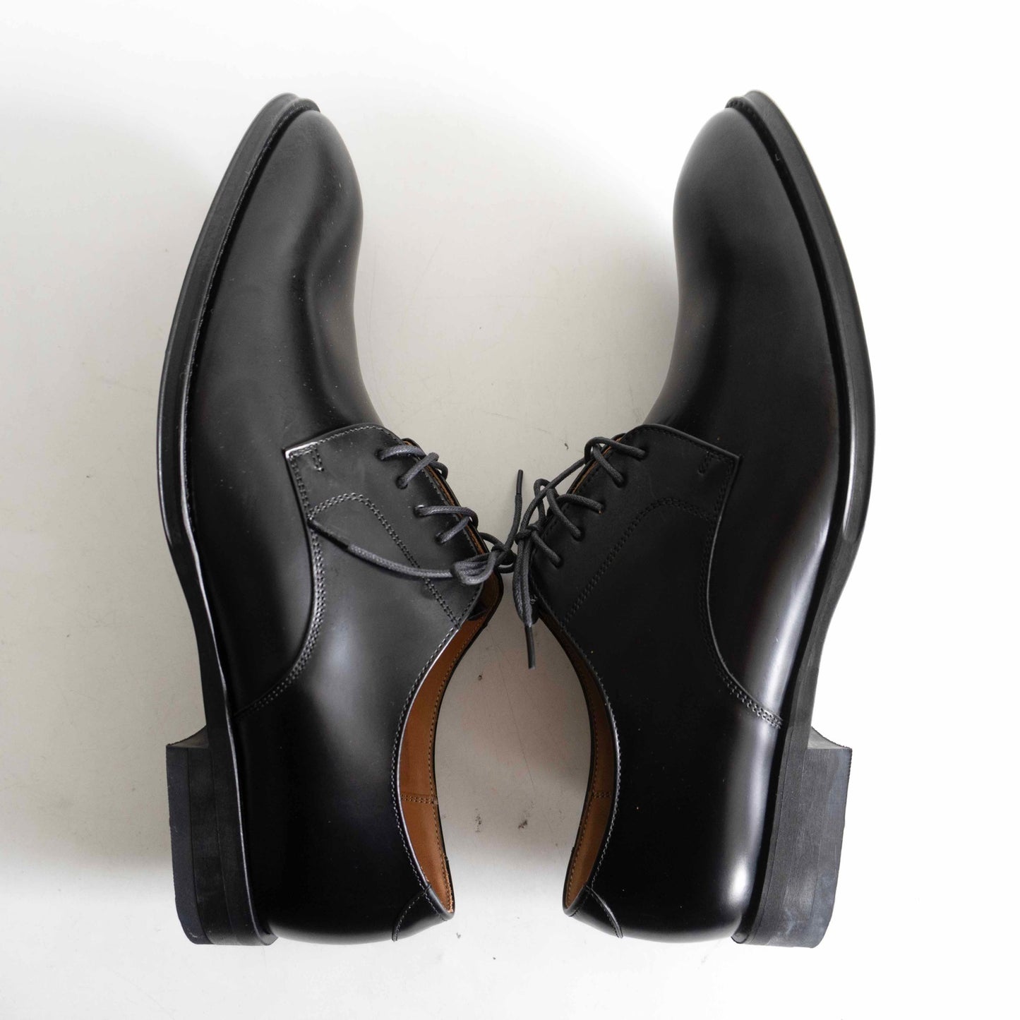 REGAL Straight Tip Leather Shoes Black Size 27cm