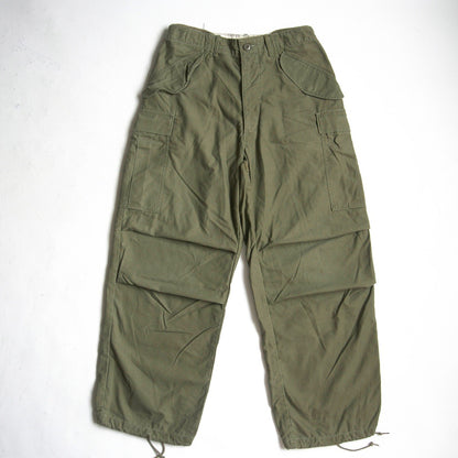 US ARMY 60s M-65 Aluminum Zip Cargo Pants Size SMALL-REGULAR