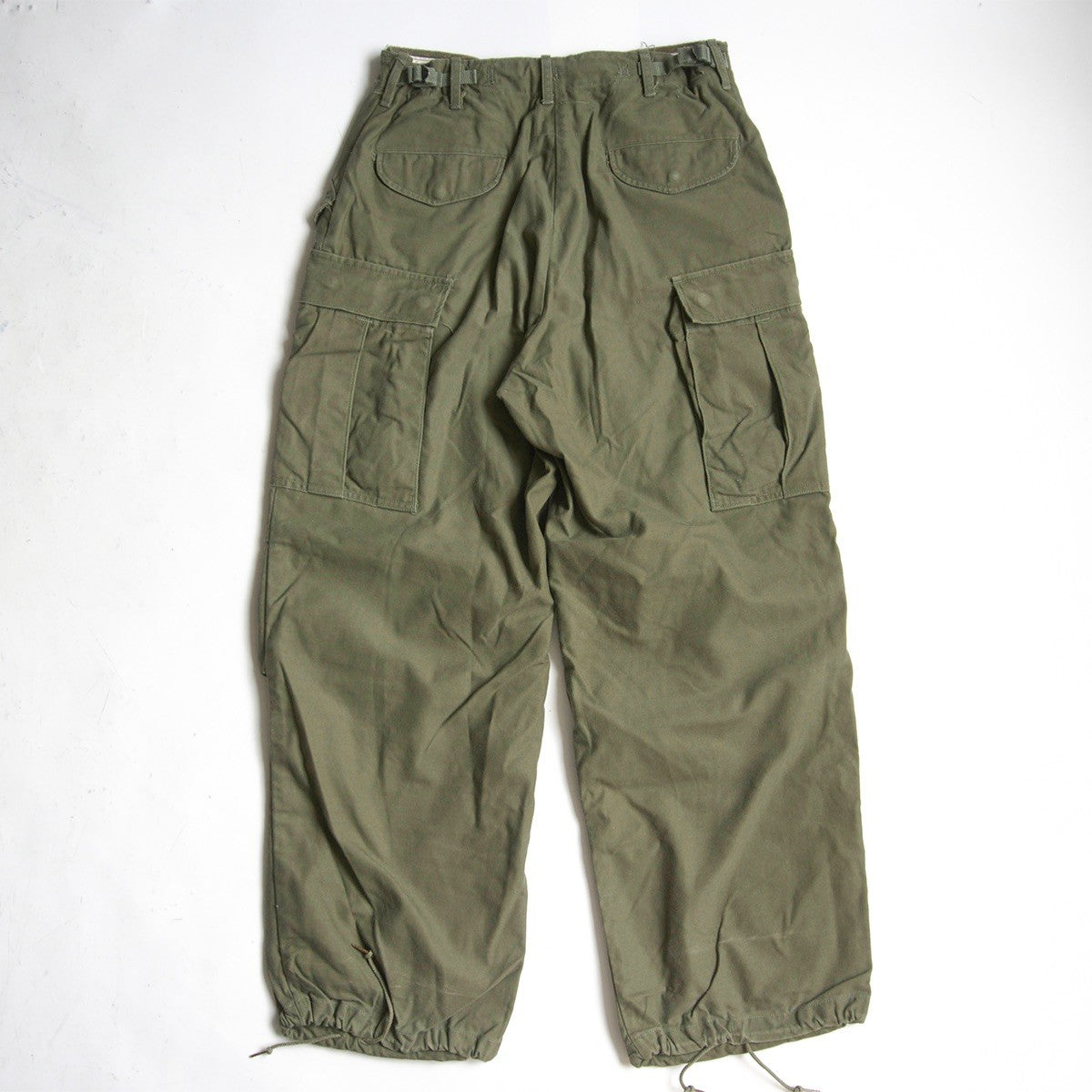 US ARMY 60s M-65 Aluminum Zip Cargo Pants Size SMALL-REGULAR