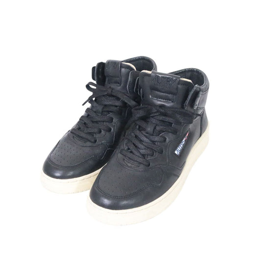 AUTRY Medalist Mid Leather Sneakers Black Size 27.0cm