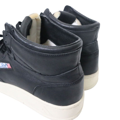 AUTRY Medalist Mid Leather Sneakers Black Size 27.0cm