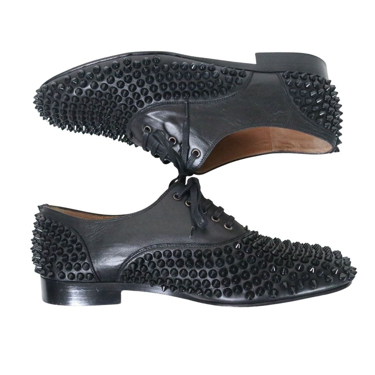 Christian Louboutin Cousin Charles Shoes Black Size 25.0cm