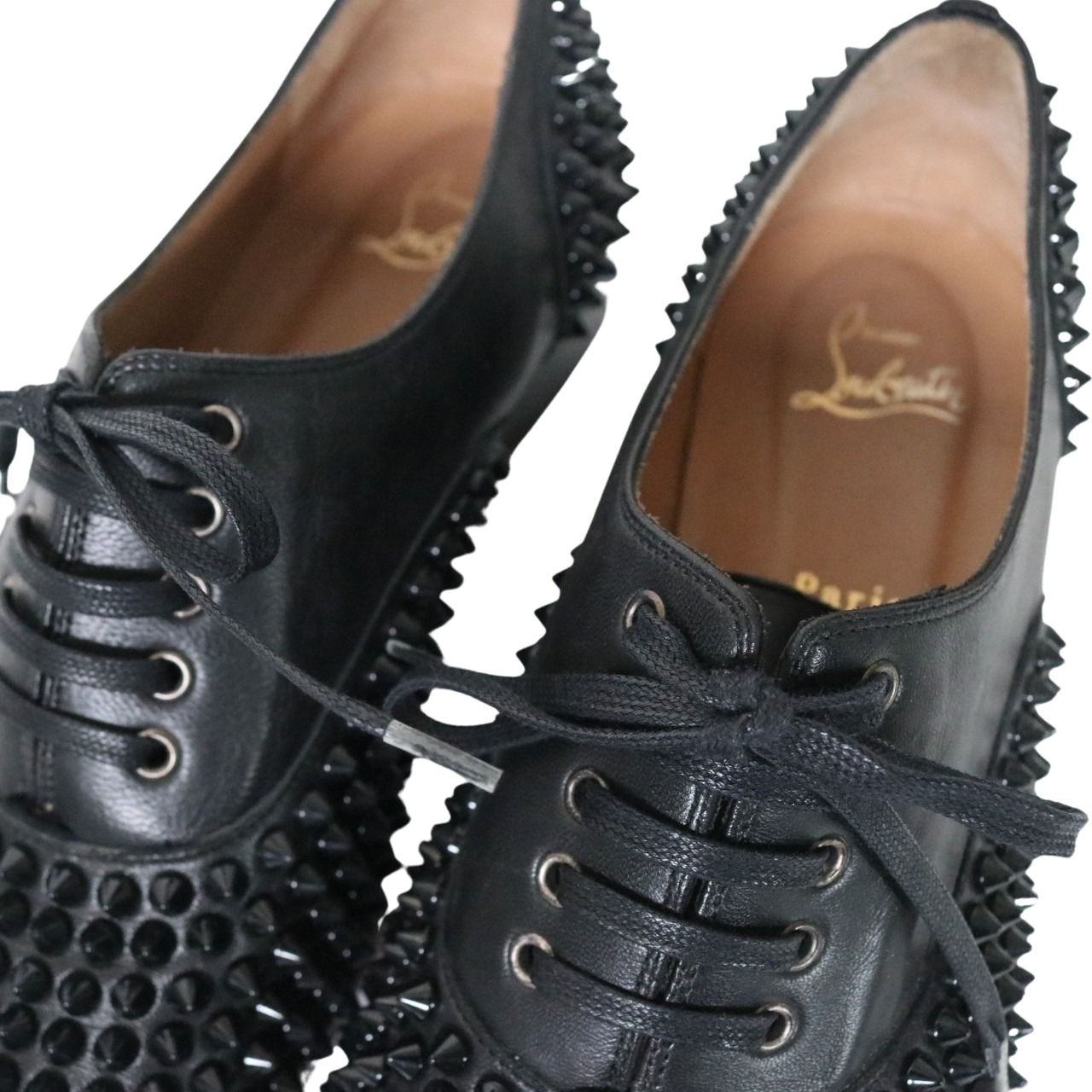Christian Louboutin Cousin Charles Shoes Black Size 25.0cm