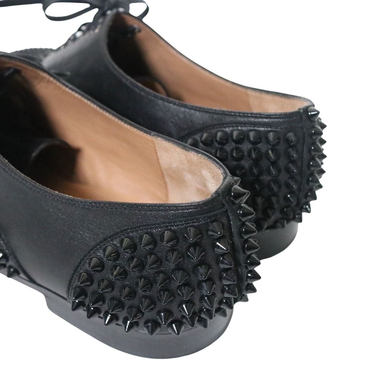 Christian Louboutin Cousin Charles Shoes Black Size 25.0cm