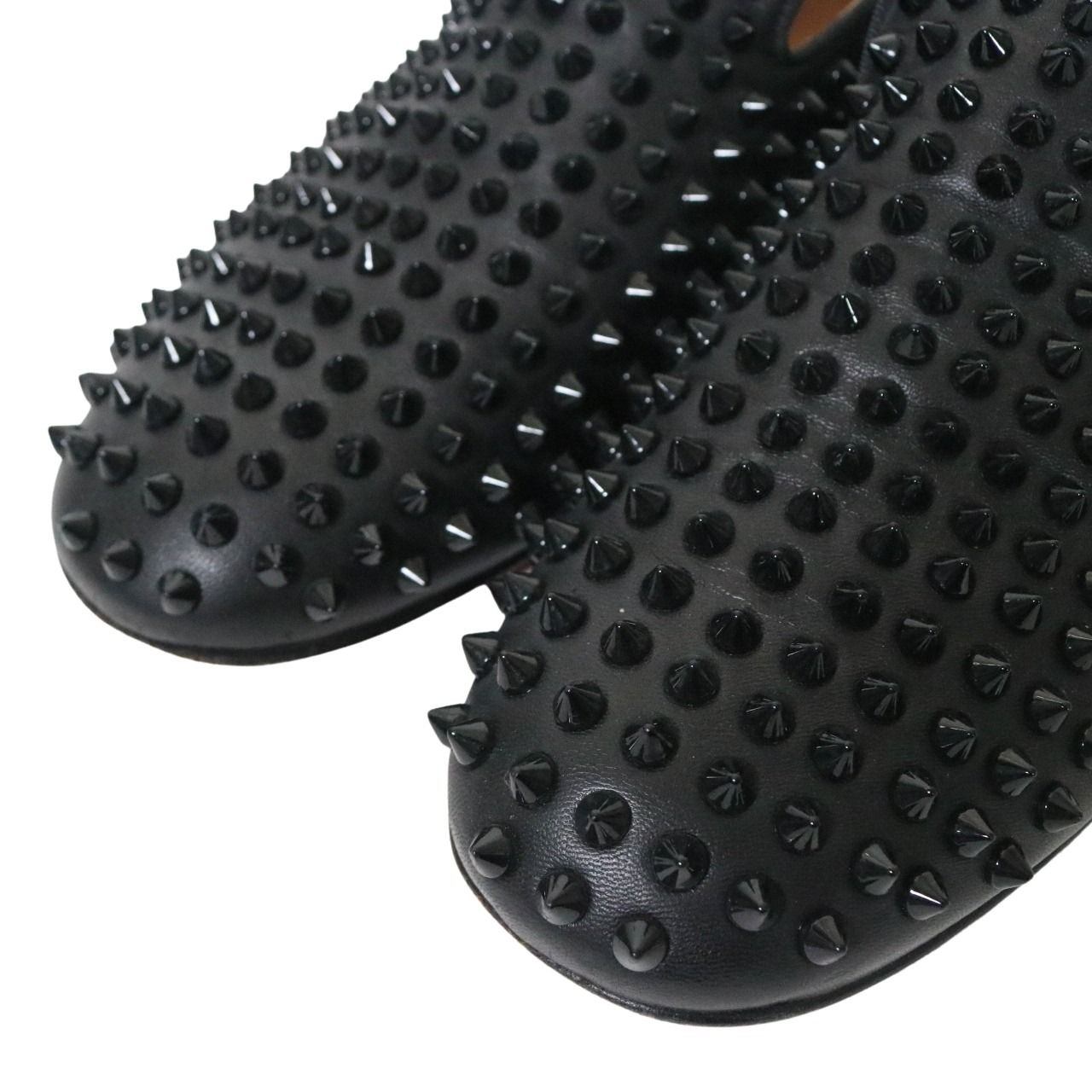 Christian Louboutin Rollerboy Slip-Ons Black Size 25.0cm