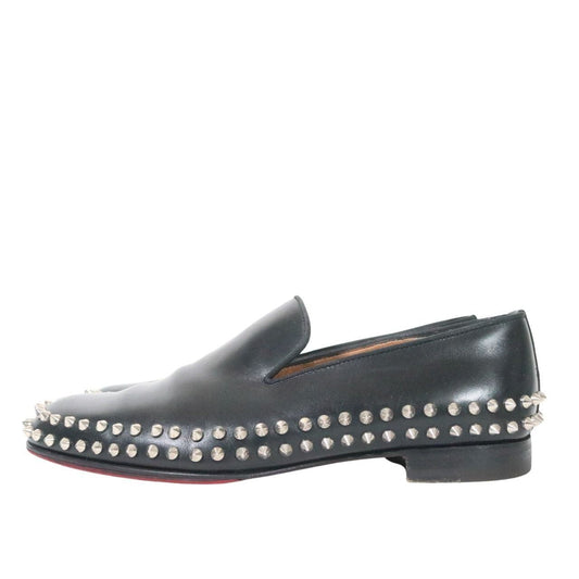 Christian Louboutin Mattia Spikes Loafers Black Size 25.0cm