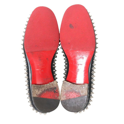Christian Louboutin Mattia Spikes Loafers Black Size 25.0cm