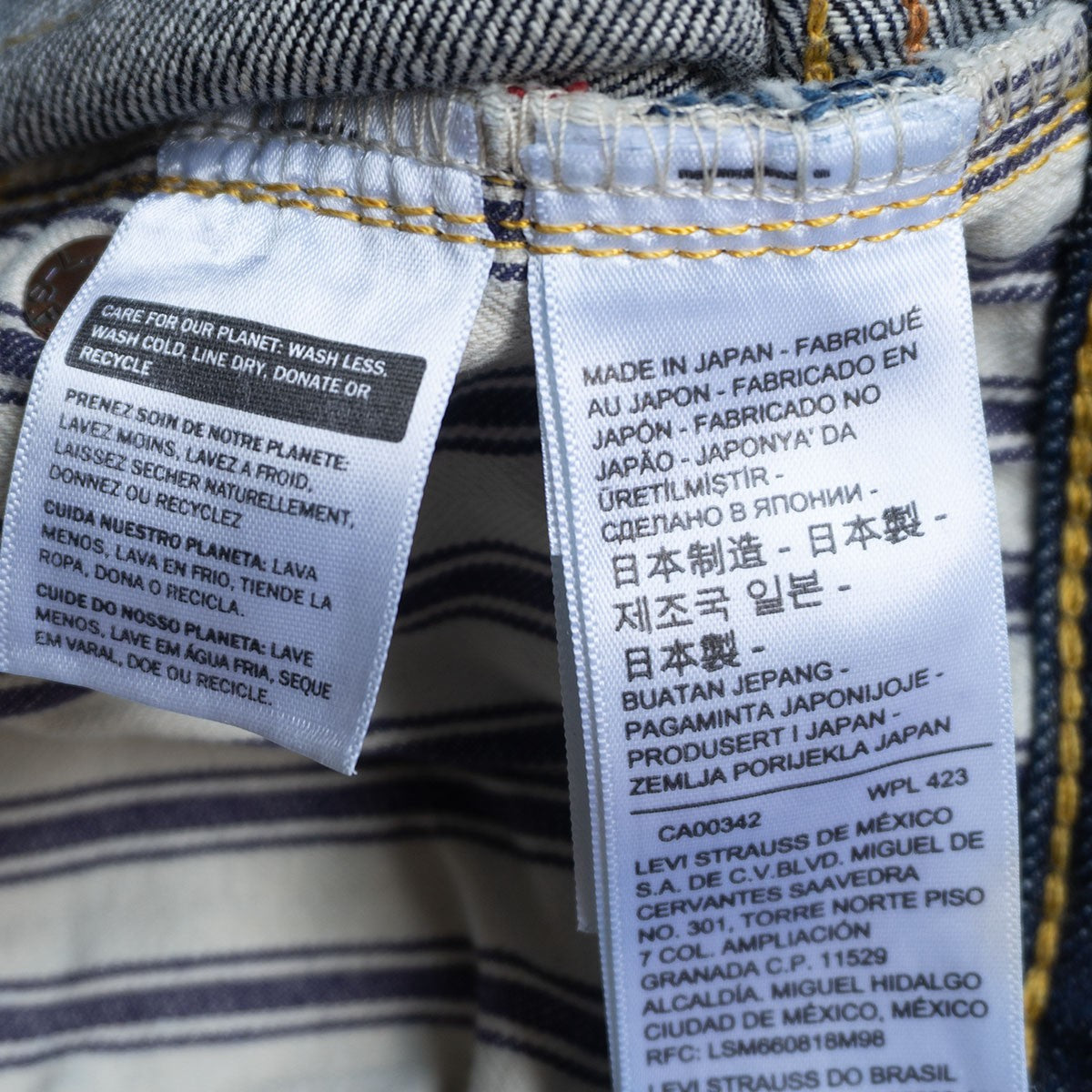 LEVI'S VINTAGE CLOTHING 44501 S501XX Jeans Size 34x34 Size 34×34