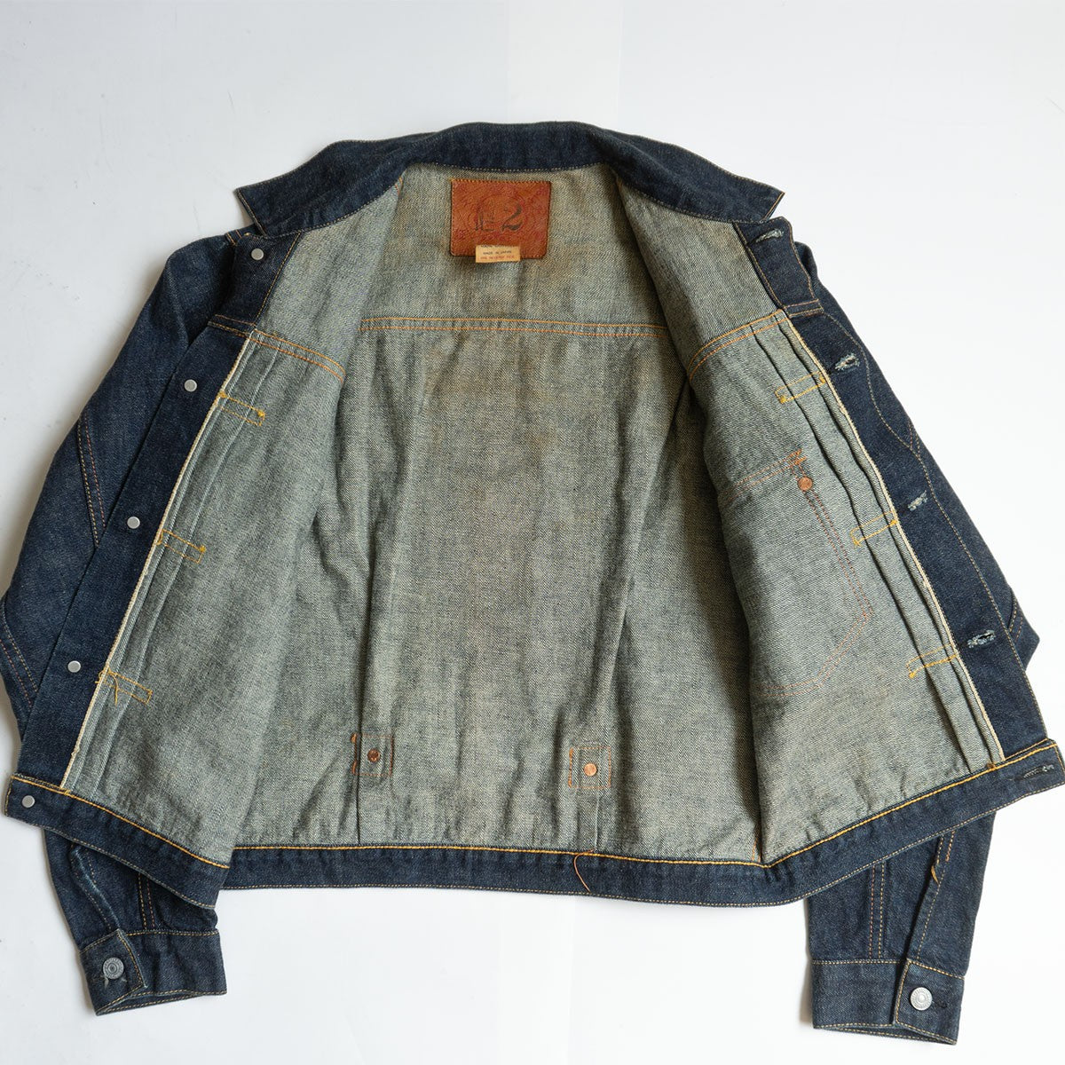 EVISU 1506 1st Model Dark Indigo Denim Jacket Size 40