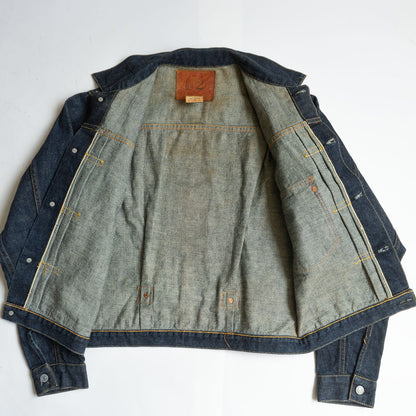 EVISU 1506 1st Model Dark Indigo Denim Jacket Size 40